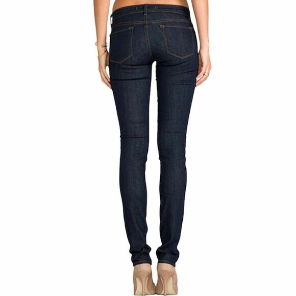 J Brand Jeans Low Rise Pencil‎ Leg Boss Dark Wash Denim Pants Skinny Women's 26 - Picture 16 of 16